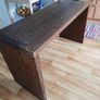 Solid Oak vintage handmade table Image 5