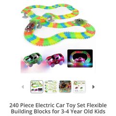 Flexible toy track