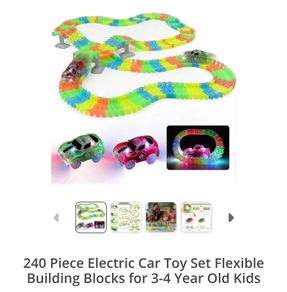 Flexible toy track