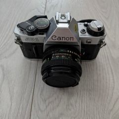 Canon AE-1 Program + Canon FD 50mm f/1.8 Lens  Vintage 35mm Film Camera |