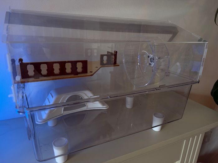 Hamster Cage with Wheel and Accessories