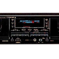 Hi End model Pioneer CT-W604RS  Dolby S dual tape deck with 2 auto-reverse drives, Dolby B/C/S noise reduction, adjustable headphone output