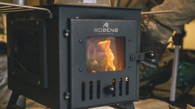Robens Hunter Bell Tent Stove - Flame View