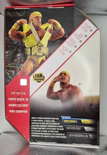 WWE Hulk Hogan Ultimate Edition Fan Takeover Wrestling Figure
