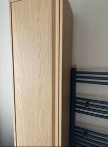 Ikea Cabinet Angsjon oak effect, 40x30x 195 cm high cabinet