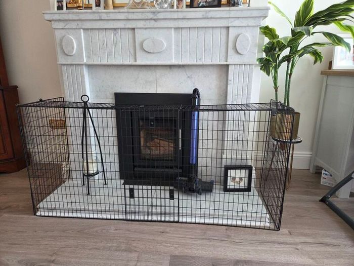 Large fire guard gate