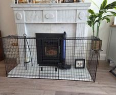 Large fire guard gate