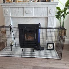 Large fire guard gate