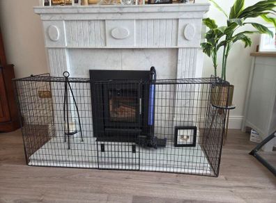 Large fire guard gate