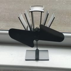 heat powered stove fan