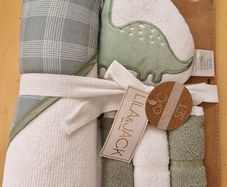 BNWT Lila & Jack 6pc Baby Bath Set - Dinosaur (Newborn Gift)