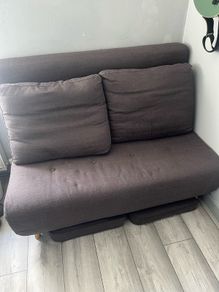 Double fold out bed