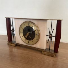 Vintage Metamec Sputnik 50s/60s Mantel Clock Battery Operated Quartz Retro