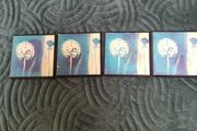 4 X  cup Coasters with flower.