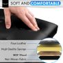 Faux Leather 76x38x38cm Black Ottoman Foldable Storage Boxes Seat Foot Stool Storage Box with Lids for Kids Toys, Bedroom, Hallway, Living Room (FREE POSTAGE) Image 4