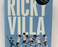 Hand Signed Ricky Villa Autobiography And Still Ricky Villa Spurs Football