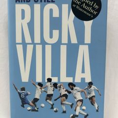 Hand Signed Ricky Villa Autobiography And Still Ricky Villa Spurs Football