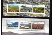 2011 Ireland National Parks of Ireland Pair Commemorative Stamps Miniature Sheets (55c &amp; 82) (Ballycroy, The Burren, Connemara, Gleneagh, Killarney &amp; Wicklow Mountains) Mint Never Hinged (MNH)