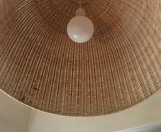 2 Large Wicker Light Shade