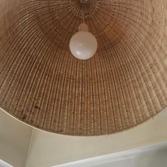 2 Large Wicker Light Shade