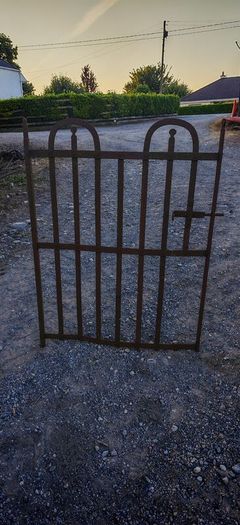 Wrought iron garden gate