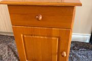 Wooden bedside Locker