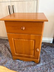 Wooden bedside Locker