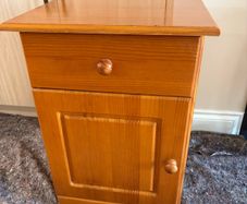 Wooden bedside Locker