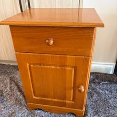 Wooden bedside Locker