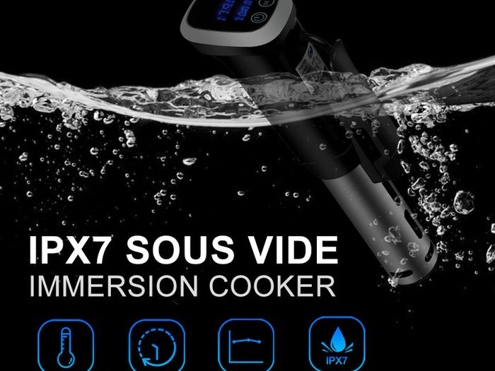 Waterproof Vacuum Sous Vide Cooker Immersion Circulator Accurate Cooking With LED Digital Display