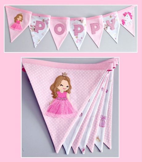 Eco-Friendly Personalised Cotton Bunting Made to Order