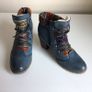 Ladies Rieker Blue ankle boots size Eu 39 Uk 6 Image 2