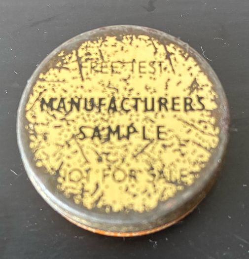 Vintage 50's / 60's Betterwear Wax Sample Tin