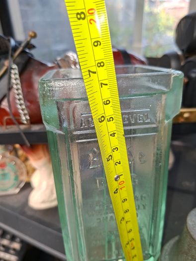 2 Beautiful Antique Acid Battery Glass, Postage Available or Collection,