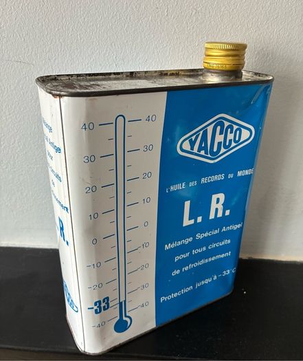 Vintage Yacco 2L Oil Can