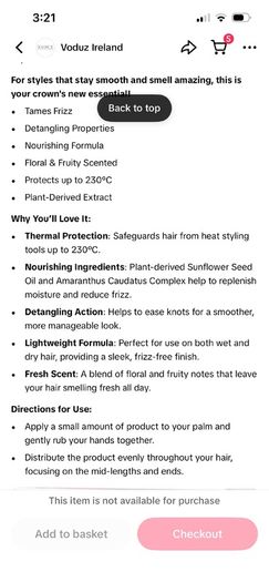 Hair balm