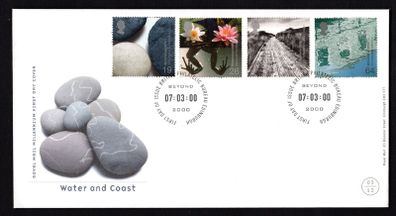 2000 Great Britain Millennium Projects 3rd Series "Water and Coast" Commemorative Stamps Royal Mail Addressed First Day Cover (FDC).