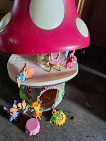 Fairy Mushroom House with Figurines