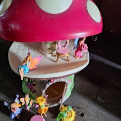 Fairy Mushroom House with Figurines