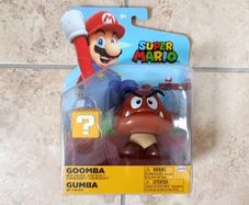 Nintendo 2026 Super Mario - Goomba Figure with Question Block 10cm NEW