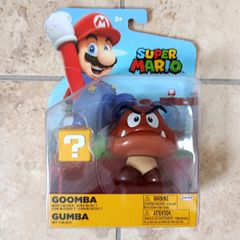 Nintendo 2026 Super Mario - Goomba Figure with Question Block 10cm NEW