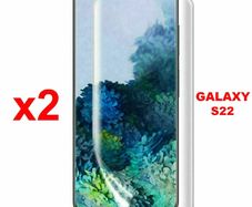 2pcs Soft Full Screen Protector for Samsung Galaxy S22 Clear PET Film Guard