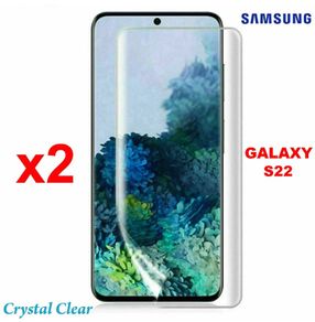 2pcs Soft Full Screen Protector for Samsung Galaxy S22 Clear PET Film Guard