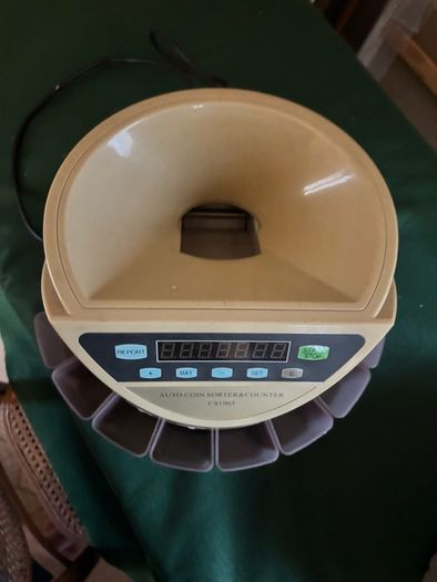 Automatic coin sorter and counter