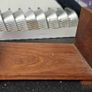 Vintage Wooden Stand and Shelf Image 3