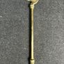 Vintage Brass Fireplace Tool Set. Tongs broken Image 5