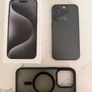 iPhone 15 Pro 128GB - Black Titanium - Pristine Condition Image 2