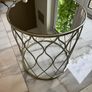 Gold mirrored top coffee table Image 8