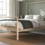 IKEA GJORA Double Bed, Mattress & JYSK Side Lockers Image 3