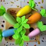 wooden toy sorting carrot game Image 3
